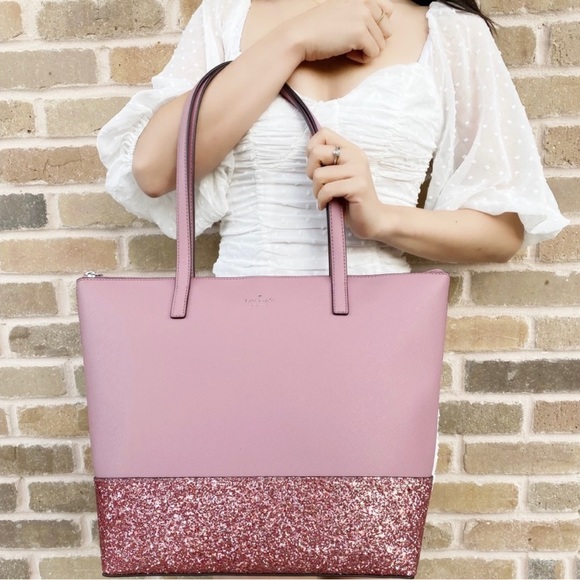 Pink Kate Spadz Tote - Picture 1 of 1